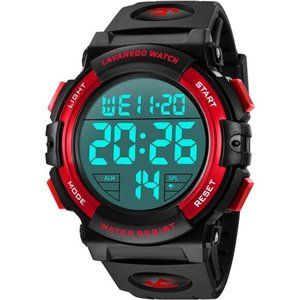 Mens Digital Watch Sports Military Watches Waterproof Outdoor Chronograph Watch